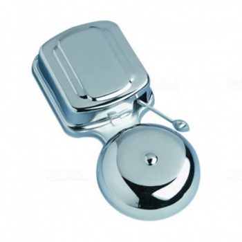   Csengő 8-V Cortina Salamon csengő, 2 tekercses, 8-12V, 85dB, króm 04015