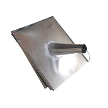   Esővédő lemez 2" tetőtartó árbochoz egyrészes horganylemez Elektrocentrum 1R-2Fem