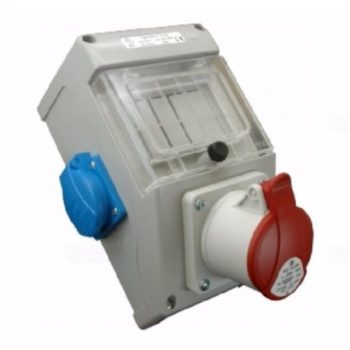   Ipari kombináció: 1 db Dafb 32A 5P, 2 db VZ16 ROS 4/x-10 /S (200823) SEZ