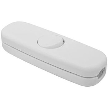   Zsinórközi 1P huzalkapcsoló billentyűs 2A 250V fehér műanyag ANCO - ANCO321396