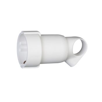   Dugalj lengő 2P+F 16A 230V egyenes fehér műanyag csavaros IP2X Legrand 050331