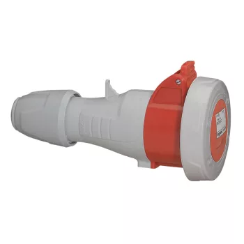   Ipari dugalj lengő 3P+E 32A 4P 380-415V(50+60Hz) piros egyenes IP67 műanyag P17 Tempra Legrand 555418