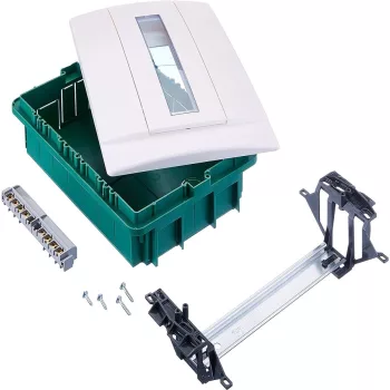   Practibox süllyesztett kiselosztó átlátszó ajtóval 1s 12mod PEN Legrand 601117