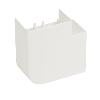   Parapetcsatorna L-idom 85x50-hez emelkedő/süllyedő 90° fényesfehér műanyag DLP-S Legrand 638023