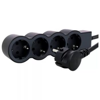   Asztali elosztósor 3680W 1.5mm2 1.5m 4x2P+E/230V 16A fekete IP20 Standard Legrand 694553