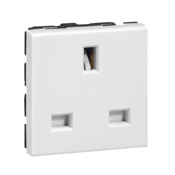   Mosaic 162 dugalj BS brit szabvány központi fedlap fehér IP41 süllyesztett csavaros Legrand 077505