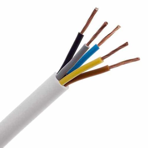MT 5x2,5 mm2 kábel (H05VV-F) 300/500V sodrott réz  vágható