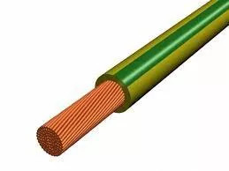 MKH 6 mm2 kábel (H07V-K) 450/750 V sodrott réz zöld-sárga 100m-es kiszerelés