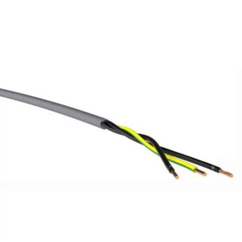   Vezérlőkábel YSLY-Oz 3x0,75 mm2  sodrott réz szürke 300/500V