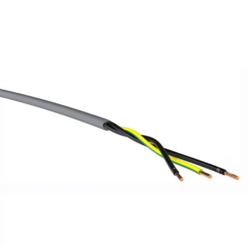 Vezérlőkábel YSLY-Oz 3x0,75 mm2  sodrott réz szürke 300/500V