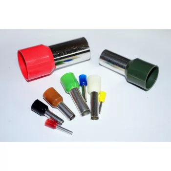 Tracon E136 Érvéghüvely 0,34/ 10,6mm türkizkék