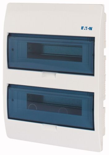 Süllyeszthető lakáselosztó 24 modul (2x12) átlátszó BC-U-2/24-ECO Eaton 280356