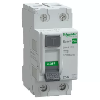   EASY9 PRO áram-védőkapcsoló, A osztály, 2P, 25A, 30 mA EZ9R49225 Schneider