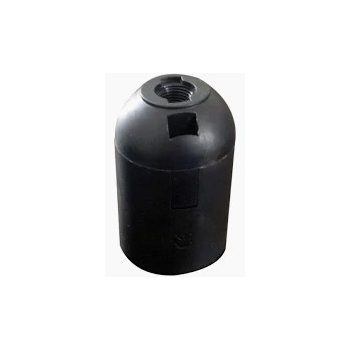 Pattintós fekete foglalat E27