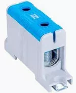 Főáramköri leágazó kapocs, sínre/felületre, kék