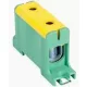 Főáramköri leágazó kapocs, sínre/felületre, zöld/sárga