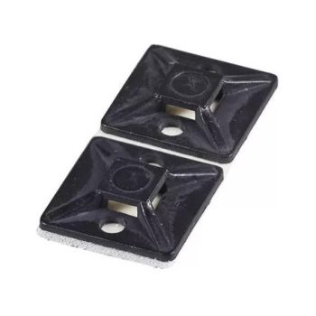   Kötegelő talp öntapadós és csavarozható 28x28x4,8 mm négy oldalt fűzhető Haupa 262163