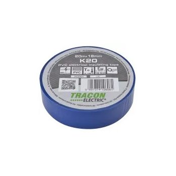 Tracon Szigetelő szalag 20m*19mm kék K20