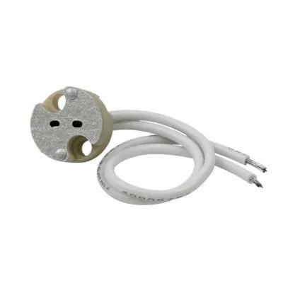  Halogén foglalat GX5.3 G4-GY6,35 szürke,kerámia 12V KAN72109