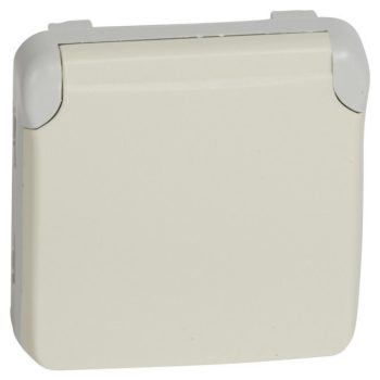   Plexo 55 2P+F aljzat csapófedéllel csavaros fehér Legrand 069639