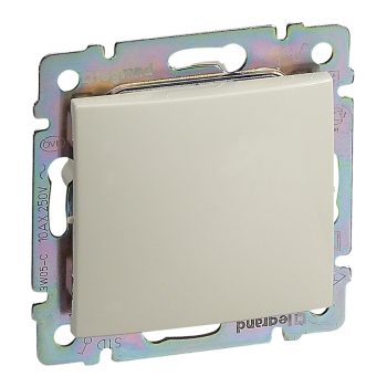   Valena 107 keresztkapcsoló betét közp. fedéllel bézs süllyesztett IP31 1- billentyű/gomb Legrand 774307