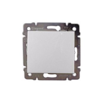   Valena 102 2P kapcsoló betét közp. fedéllel fehér süllyesztett IP31 1- billentyű/gomb Legrand 774402