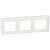 Valena keret 3-as fehér vízszintes műanyag Legrand 774453
