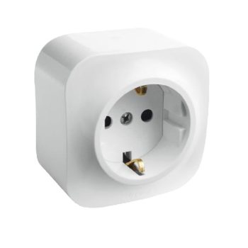   Forix 162 dugalj földelt komplett házban fehér IP20 falonkívüli csavaros Legrand 782411