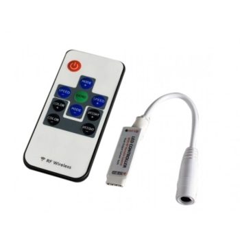 LEDmaster- Mini RGB RF (5-24V) vezérlő távirányítóval