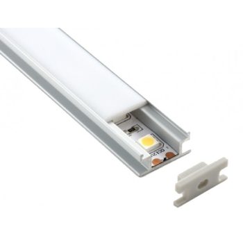   LEDmaster Lépésálló aluprofil opál fedéllel 2 méteres szál