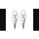 Philips E14-es foglalatú 5 5W-os natúr fehér izzó PHILIPS