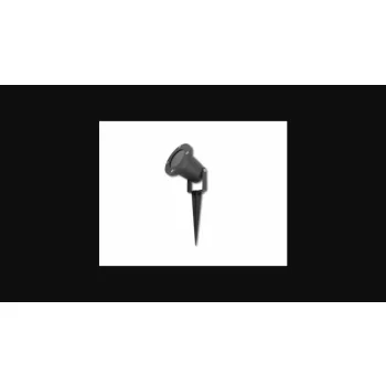   MasterLED Leszúrható  fekete kerti lámpatest  cserélhető fényforrással