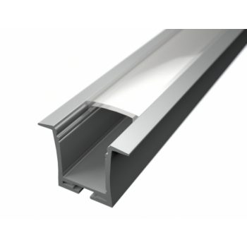   LEDmaster Süllyeszthető aluprofil mély opál fedéllel dupla soros gipszkartonhoz 2 méteres szál