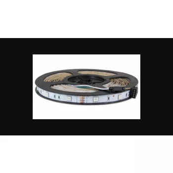   MasterLED 30 LED/méteres 12 V-os beltéri RGB 5050 LED szalag 5 m / tekercs