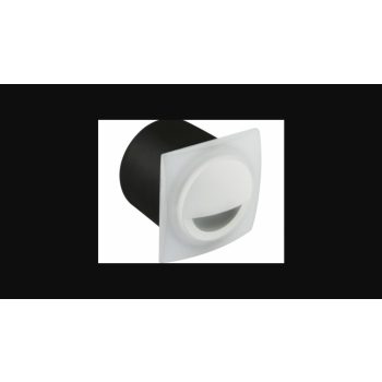   Strühm Kami négyzet alakú  natúr fehér  fehér beltéri LED-es lépcső világítás