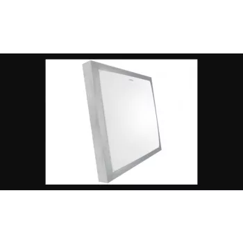   Strühm Alex 18 W-os 320x320 mm négyzet alakú natúr fehér mennyezeti lámpa IP44-es védettségű