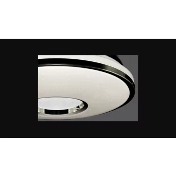   Strühm Opera 24 W-os ø395 mm kör alakú natúr fehér mennyezeti lámpa IP44-es védettségű