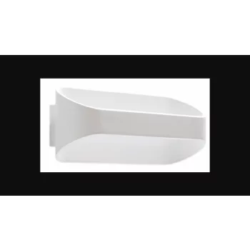 Strühm Beti C 10 W-os natúr fehér  fehér fali lámpa