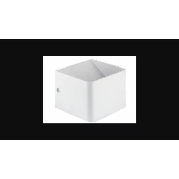 Strühm Raca 5 W-os natúr fehér  fehér fali lámpa