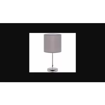 Strühm Agnes szürke asztali lámpa