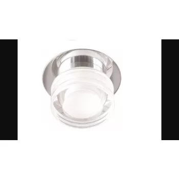   Strühm Iza 6 W-os ø80 mm natúr fehér mennyezeti lámpa IP44-es védettségű