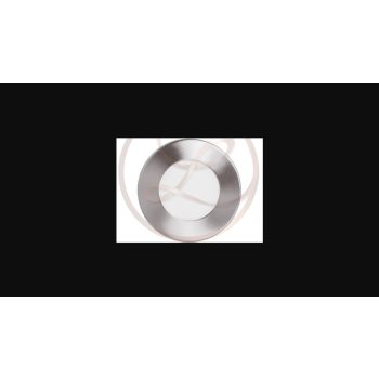   Strühm Milton 6 W-os süllyesztett meleg fehér  ezüst színű kör alakú LED-es mennyezetlámpa