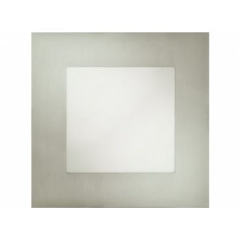   Strühm Milton 12 W-os süllyesztett meleg fehér  ezüst színű négyzet alakú LED-es mennyezetlámpa