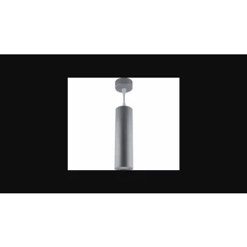   Strühm Wespa henger alakú GU10 foglalatú szürke színű ø60 mm függesztett lámpa