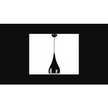   Strühm Justa E27 foglalatú fekete színű ø160 mm függesztett lámpa