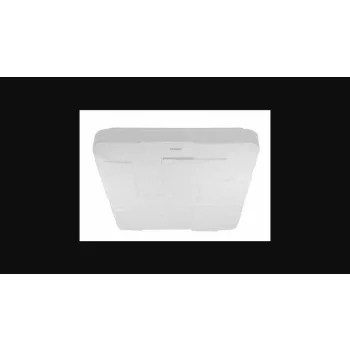   Strühm Tetris 36 W-os 430x430 mm négyzet alakú natúr fehér mennyezeti lámpa IP44-es védettségű