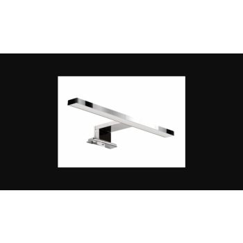   Strühm Roxana 5 W-os 111x300 mm natúr fehér tükör feletti lámpa