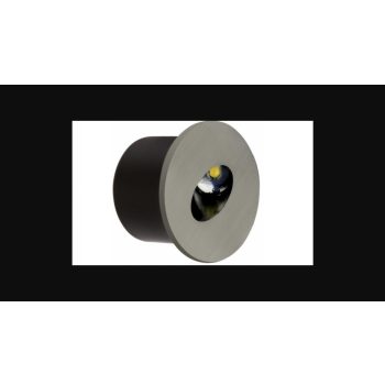   Strühm Yakut kör alakú  natúr fehér  matt króm beltéri LED-es lépcső világítás