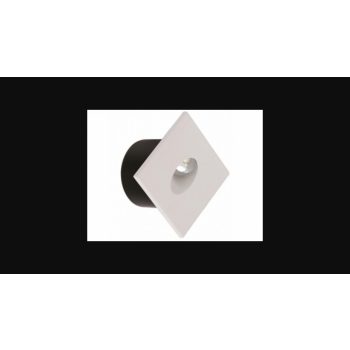   Strühm Zumrut négyzet alakú  natúr fehér  fehér beltéri LED-es lépcső világítás