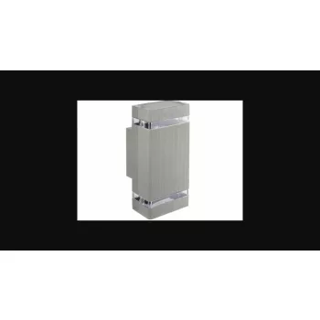   MasterLED Hana Kerti  oldalfalra helyezhető szürke színű lámpa GU10-es foglalattal